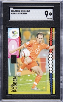 2006 Panini World Cup Lot of Four (4) Cards w/ Robben, Drogba, Nistelrooij & Ibrahimovic - SGC 9/9.5